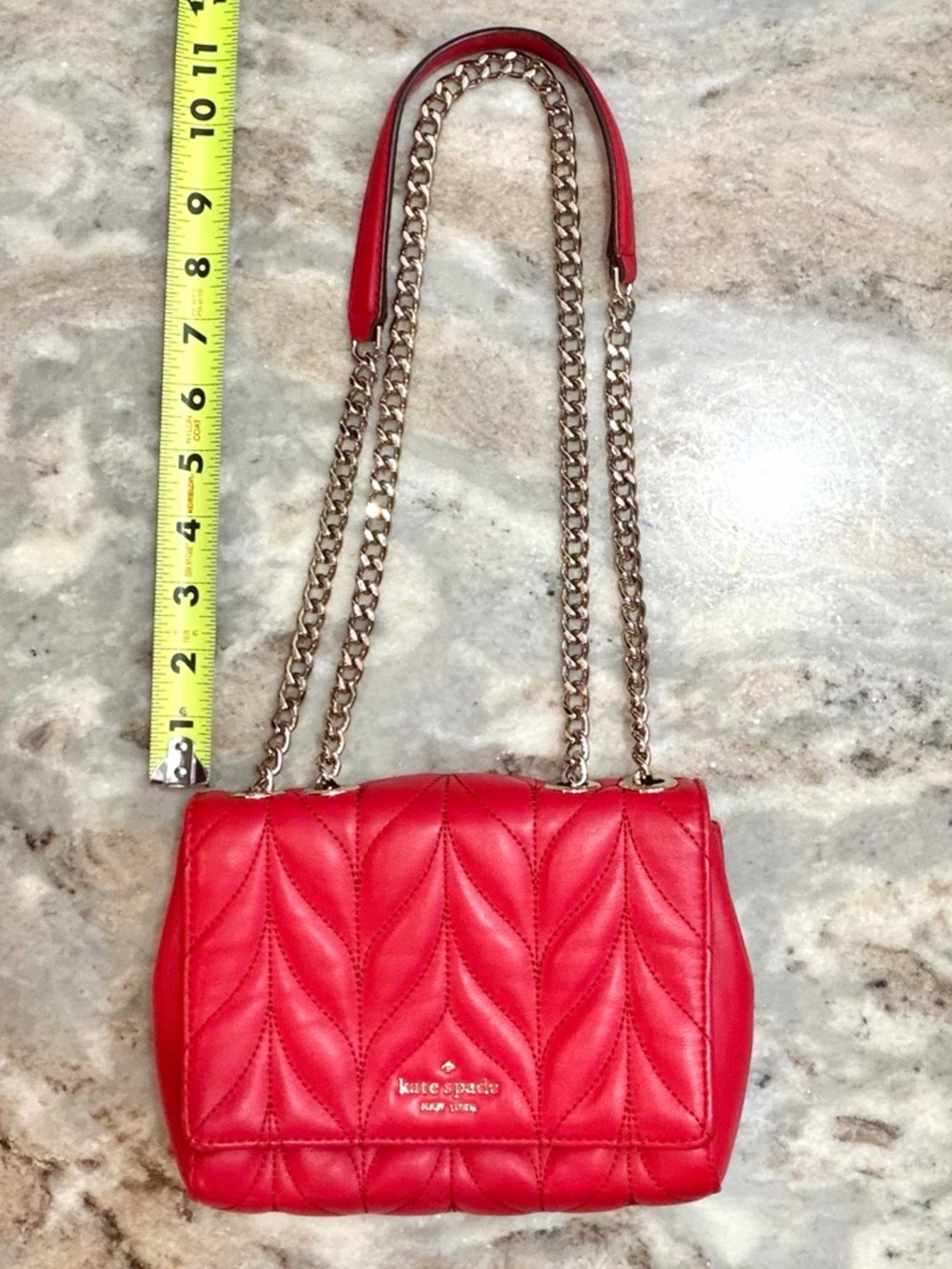 Kate Spade Briar Lane Quilted Emelyn Chain Shoulder Bag Crossbody - Picture 7 of 12